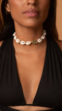 Load image into Gallery viewer, One Gold Cowrie Choker Necklace