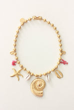 Load image into Gallery viewer, Golden Drift Cowrie Necklace