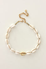 Load image into Gallery viewer, One Gold Cowrie Choker Necklace