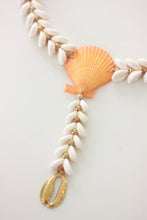 Load image into Gallery viewer, The Original Cowrie Belt with Orange Shell