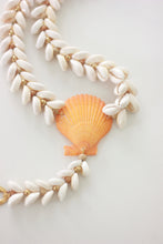 Load image into Gallery viewer, The Original Cowrie Belt with Orange Shell