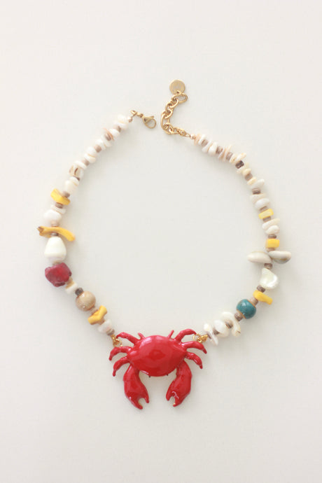 PREORDER Statement Crab Necklace