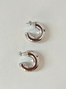 Tully Hoop Earrings 1.0  (silver)
