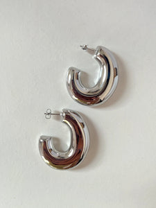 Nerea Hoop Earrings (silver)