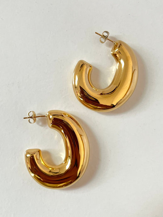 Nerea Hoop Earrings (gold)