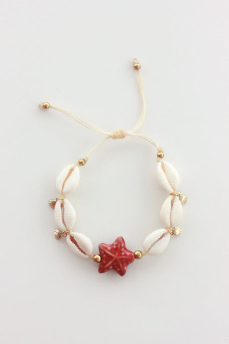 Starfish Cowrie Bracelet