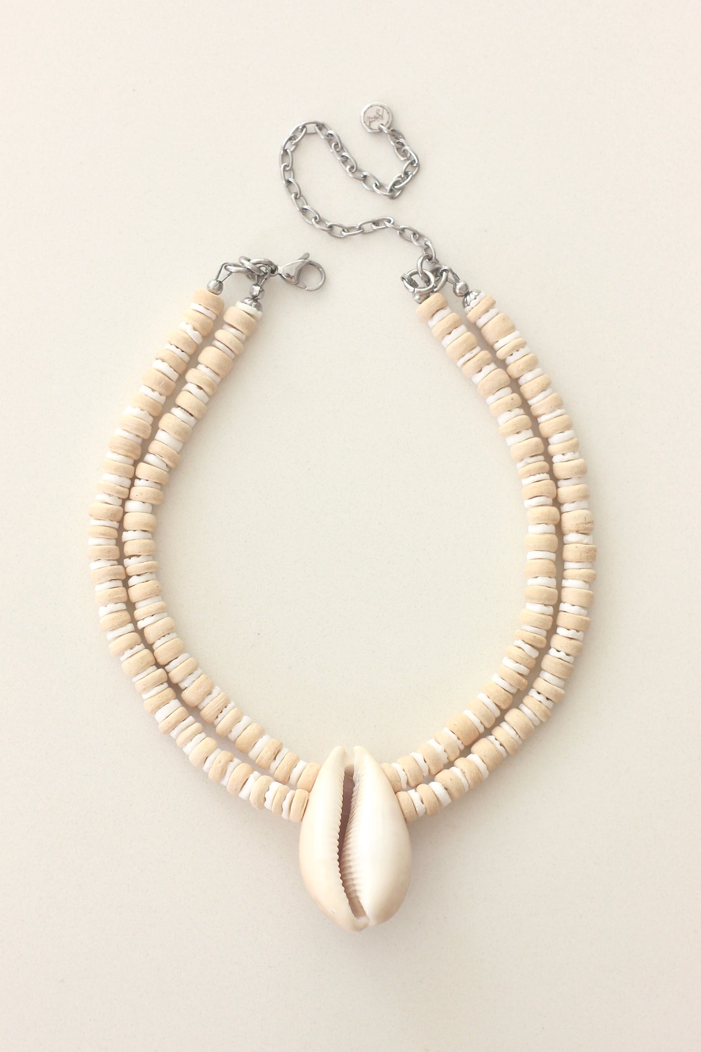 Jacqueline Cowrie Necklace