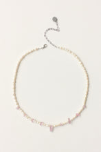 Load image into Gallery viewer, Pearls and Strawberry Quartz Necklace