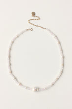Load image into Gallery viewer, Rose Quartz and Pearls Necklace