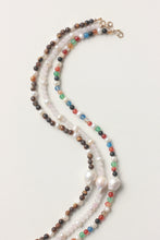 Load image into Gallery viewer, Mixed Agate and Pearls Necklace