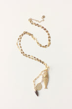 Load image into Gallery viewer, Glowing Fish Tiger Eye Necklace