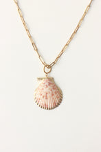 Load image into Gallery viewer, Mar y Alma Paperclip Necklace (pink)