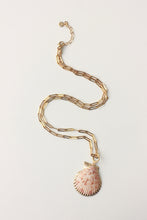Load image into Gallery viewer, Mar y Alma Paperclip Necklace (pink)