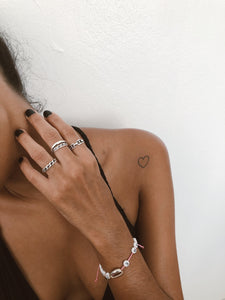 Chain Me Up 925 Sterling Silver Ring 1.0