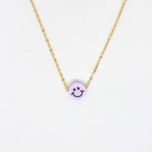 Rubber Happy Face Necklace