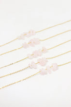 Load image into Gallery viewer, Rose Quartz Chips Necklace