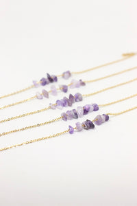 Amethyst Chips Necklace