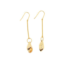 Load image into Gallery viewer, Long Snail Earrings