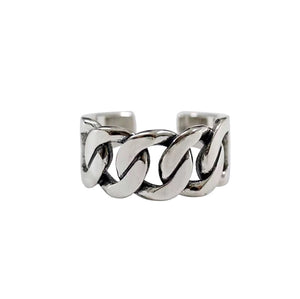 Big Chain 925 Sterling Silver Ring