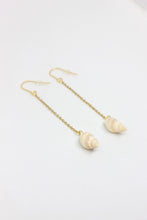 Load image into Gallery viewer, Long Snail Earrings 2.0