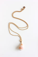 Load image into Gallery viewer, Medium Orange Cone Snail Long Necklace