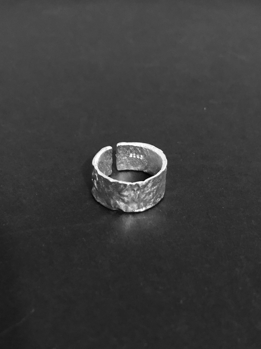 Frosted Band 925 Sterling Silver Ring 2.0