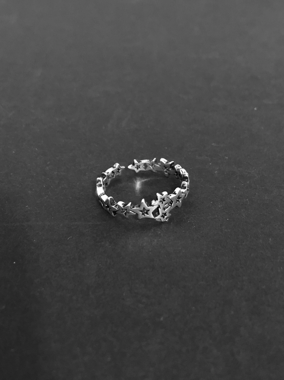 Connecting Stars 925 Sterling Silver Ring 3.0