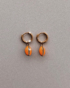 Valeria Earrings (neon orange)