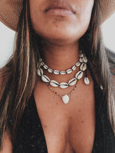 Load image into Gallery viewer, The Mini Cowrie Choker (water resistant)